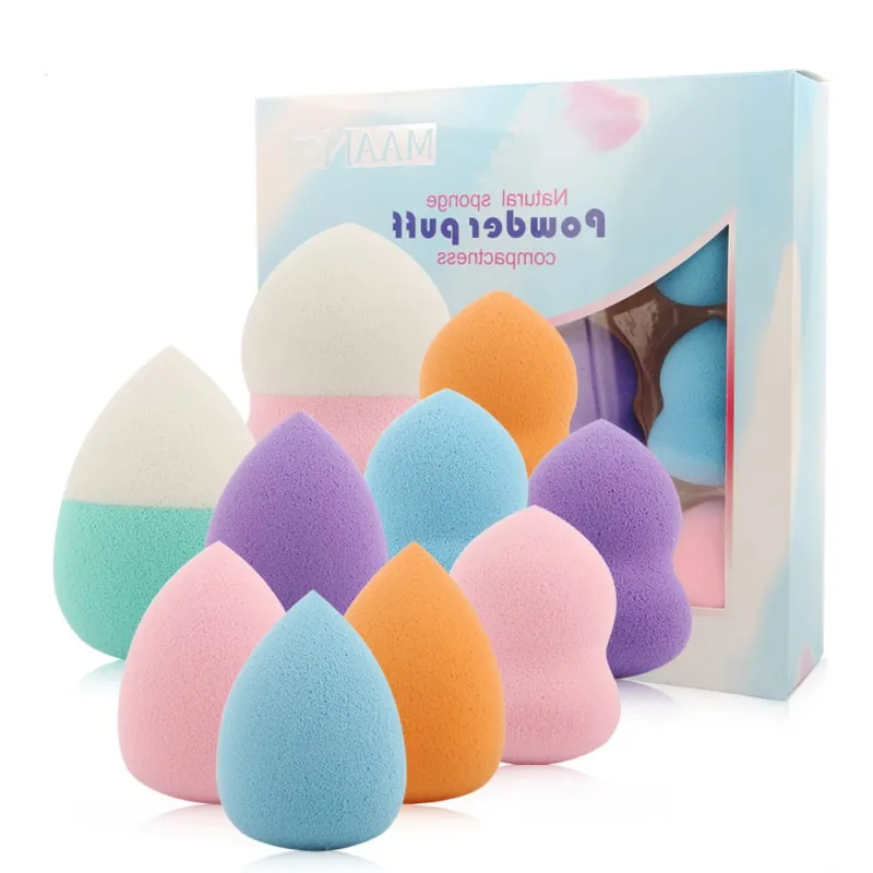 10 шт. губка для макияжа пудра пудры Мягкая косметическая PL2|makeup sponge puff|cosmetic puffsponge