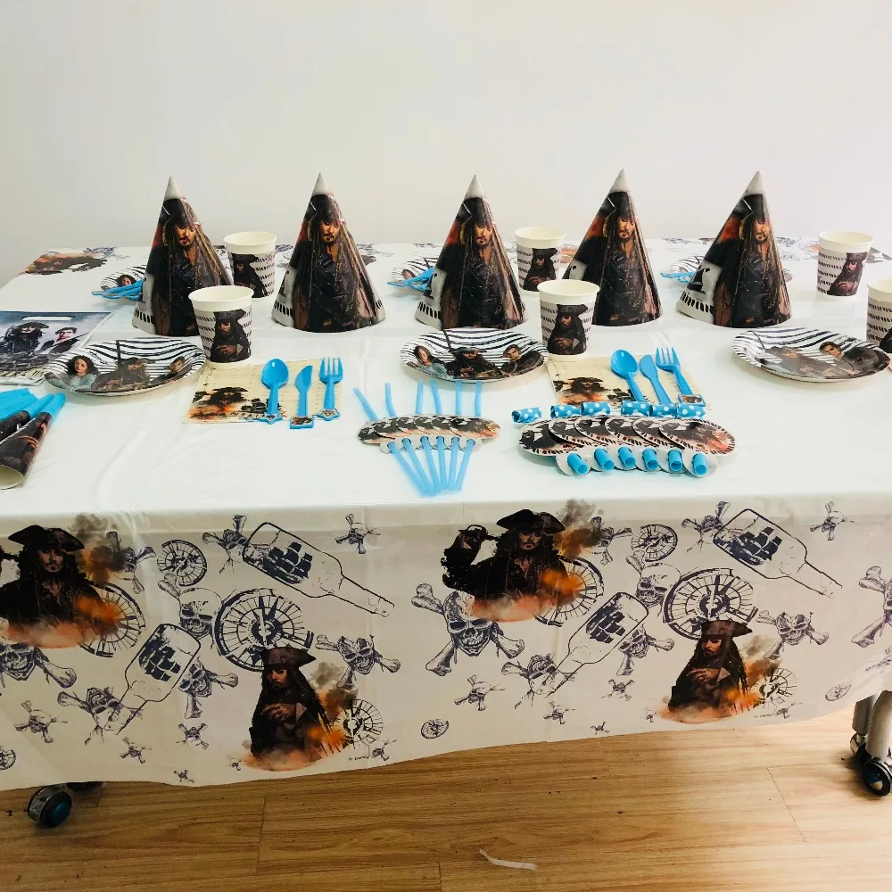 Детские чашки в пиратском стиле соломенная коробка для конфет украшения