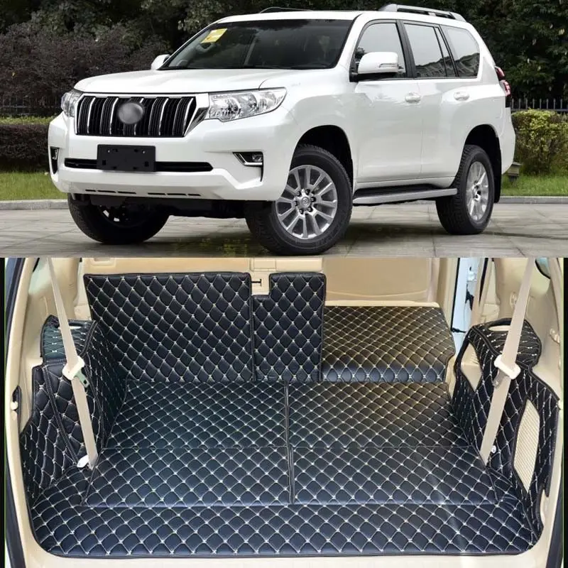 

Full Covered Seat Pad Cargo Box Trunk Floor Mat Carpet Liner For Toyota Prado