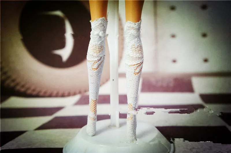 QMXD 3 пара/лот милые куклы Полосатые чулки для 1/6 Kurhn Barbies monster Momoko Pullip Blyth кукольные