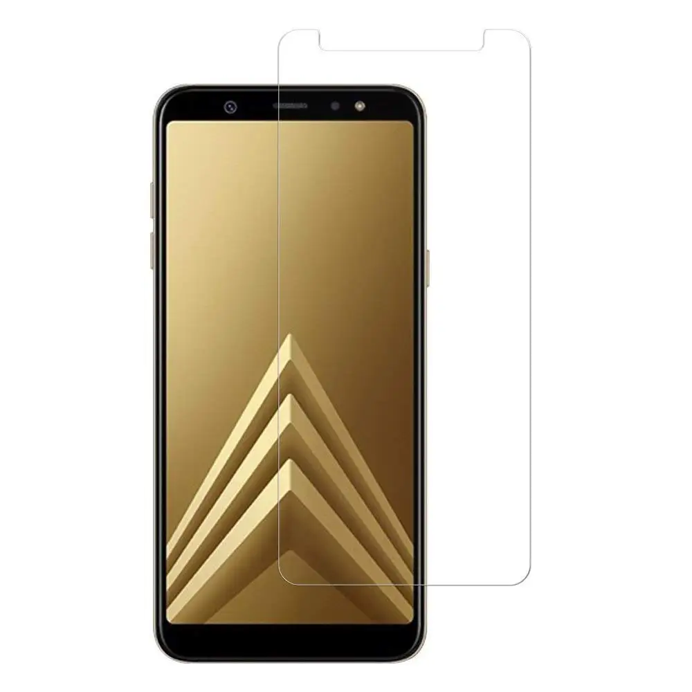 

9H 2.5D Tempered Glass for Samsung Galaxy A6 2018 Screen Protector for Samsung A6 Plus 2018 A6+ Glass Phone Protective Film