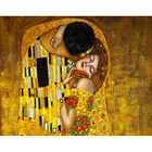 Картина маслом в стиле Gustav Klimt, 3D обои из нетканого материала, обои для дома, коммерция
