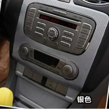 

Автомобильные Чехлы, 3D Защитная Наклейка из углеродного волокна для консоли Ford Focus 2 2009 2010 2011 2012 2013, аксессуары, автостайлинг