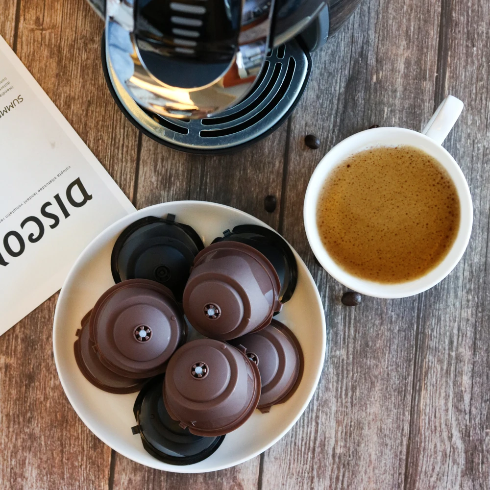 2 шт. незаправляемым/Crema Кофе/4th dolce Gusto Кофе Капсула Nescafe многоразового пользования