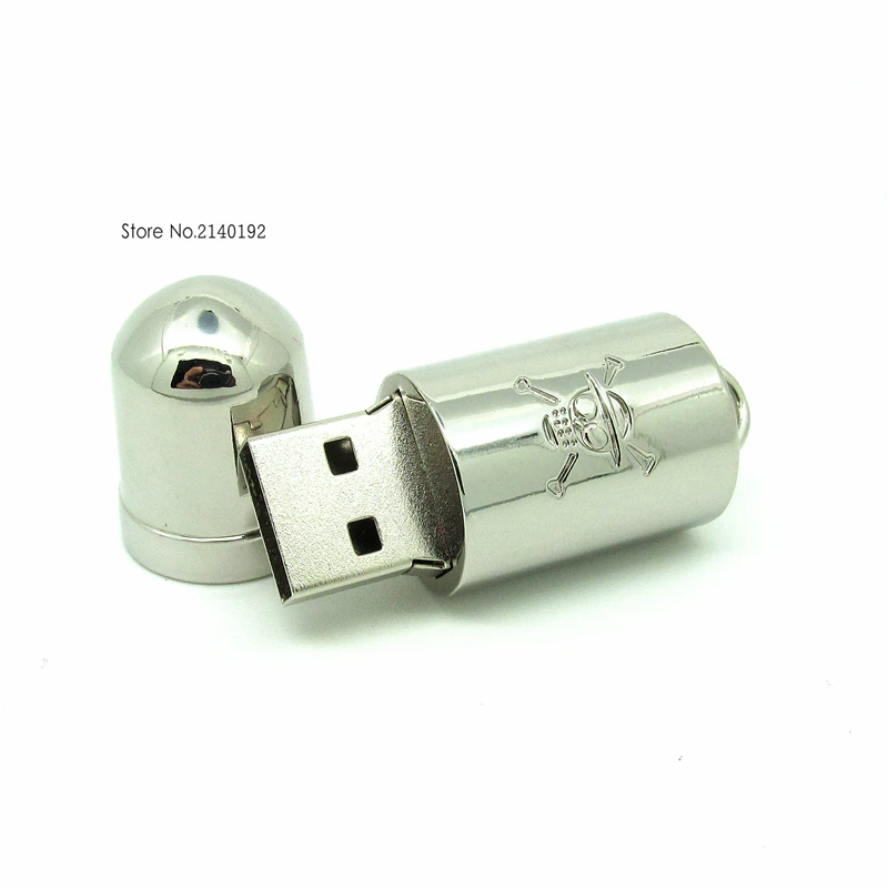 Новый дизайн металлическая в форме пули USB флешка памяти 2 0 Флеш накопитель 32 ГБ 16