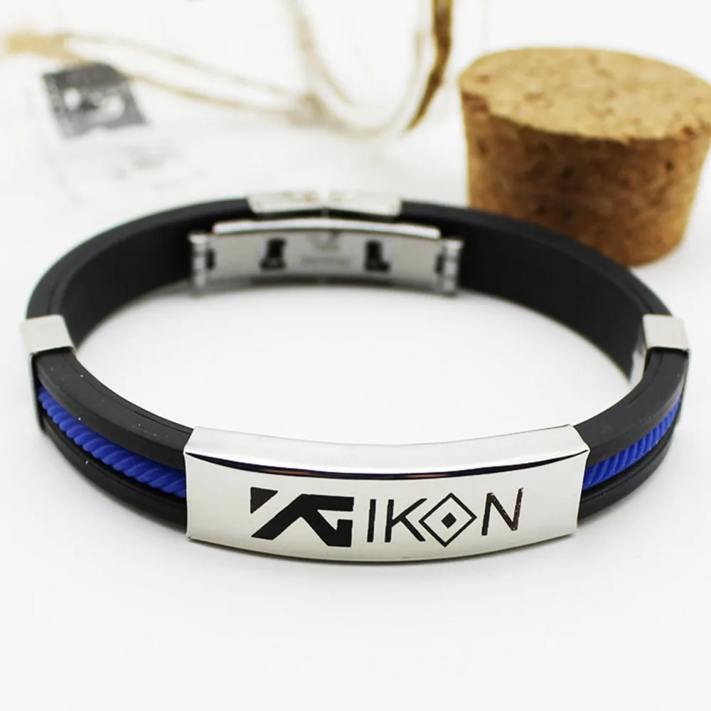 Titanium Steel Silicone Candy color Bracelets For Women Men Jewelry Couple Lover Wristband Bracelet #279903 | Украшения и