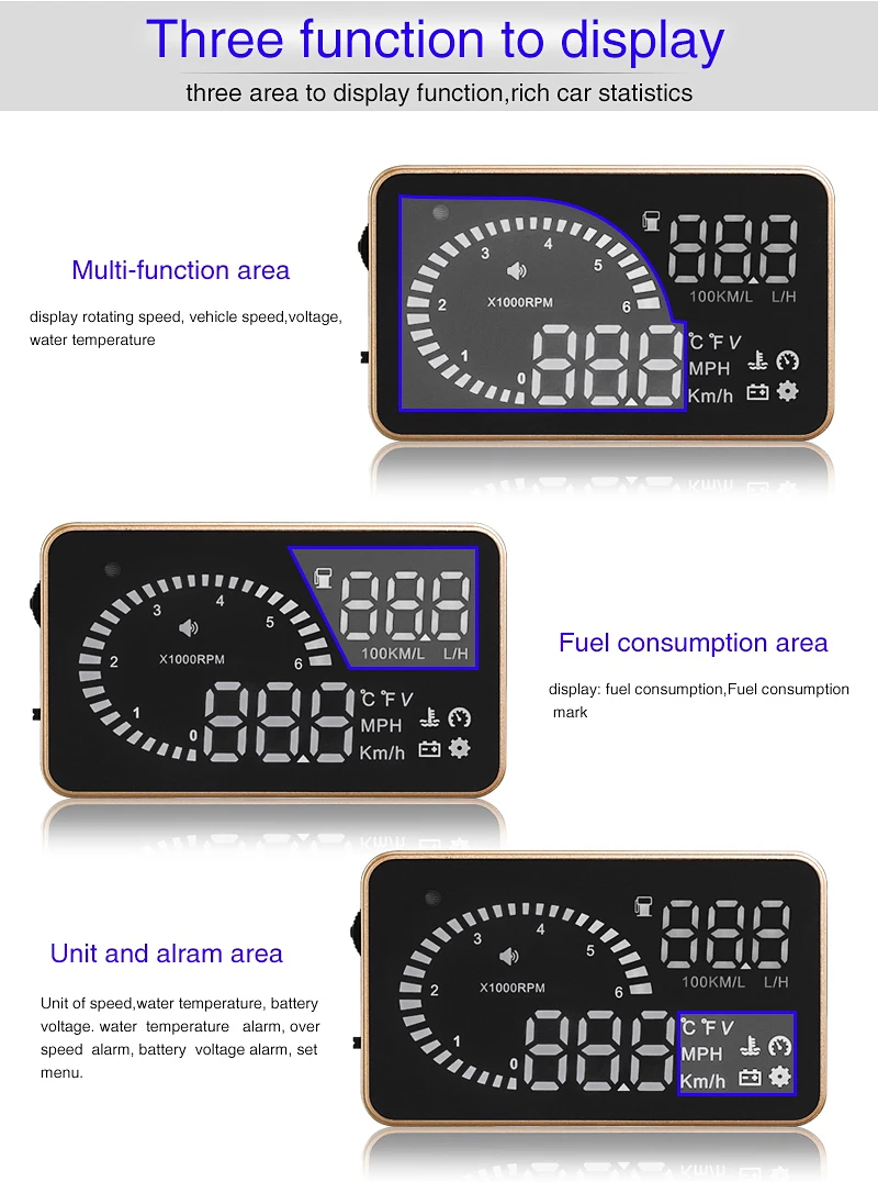 Лобовое стекло проектор аксессуары Hud Дисплей OBD2 цифровой автомобильный скоростной метр X6 HUD автомобильный скоростной проектор бортовой компьютер