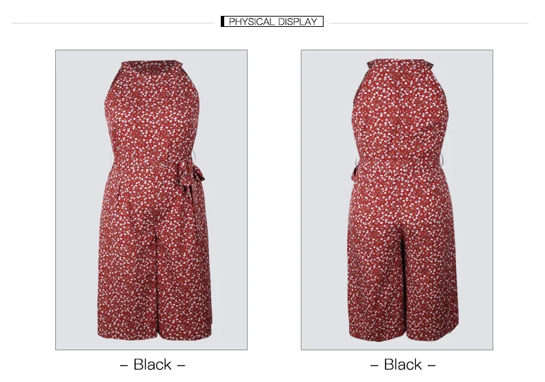 Sleeveless Jumpsuit Female Rompers Red Plus Size 3XL 4XL Women Playsuits Off Shoulder Sashes Pockets Femme Bodysuits