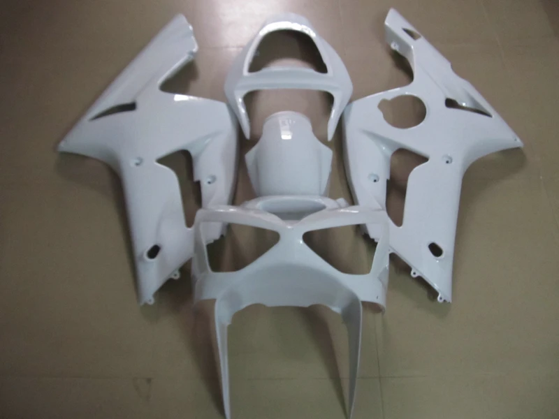 

Бесплатная Настройка комплекта обтекателей для Kawasaki Injection NINJA ZX 6R 2003 2004 zx6r 03 04 all Обтекатели из белого пластика set HK66