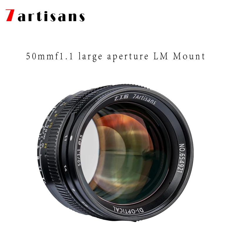 7 портретных объективов 50 мм f1.1 Paraxial LM mount с большой апертурой для камер Leica M M240 M3 M5