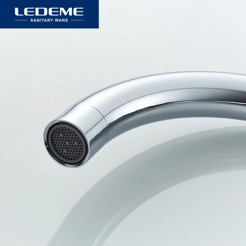 LEDEME кухонный кран современный с одной ручкой смеситель для раковины горячей и