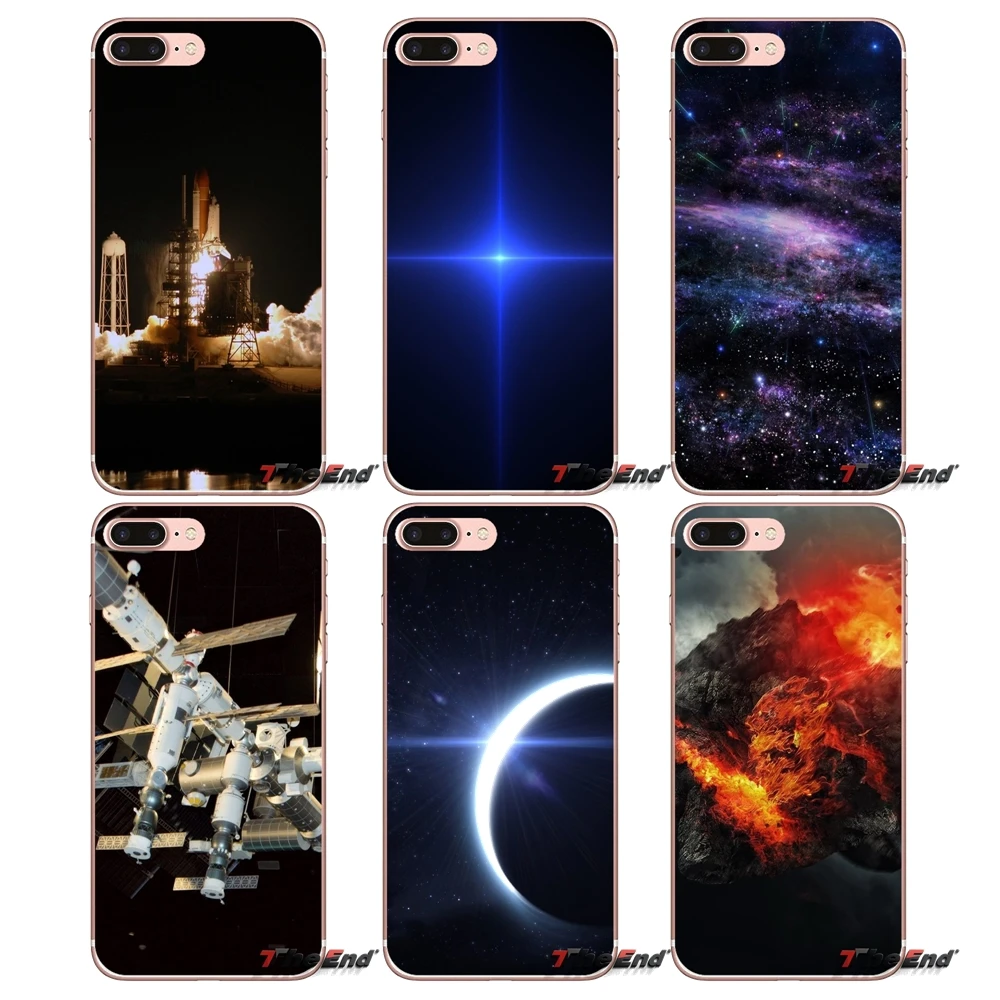 Космическая коллекция для Sony Xperia Z Z1 Z2 Z3 Z5 compact M2 M4 M5 E3 T3 XA Aqua LG G4 G5 G3 G2 Mini Capa TPU