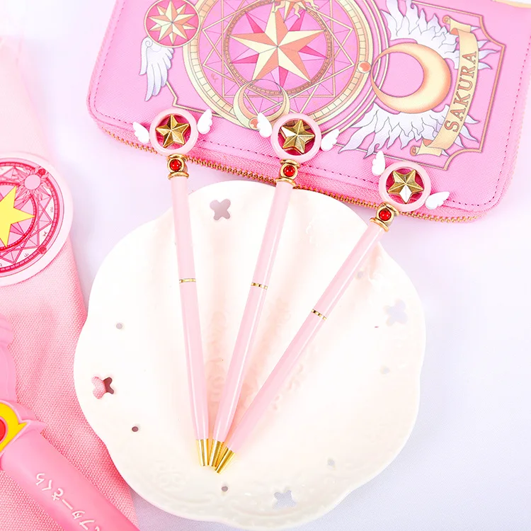 Косплэй Card Captor Sakura действие напечатанный рисунок Сакура волшебная палочка крыло