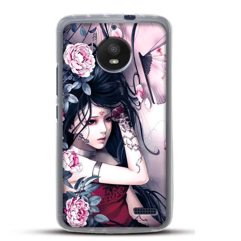 Soft Silicone Phone Cover Case For Motorola Moto E4 Plus XT1770 XT1773 E 4th Gen Europe Versions Painted TPU Bag |
