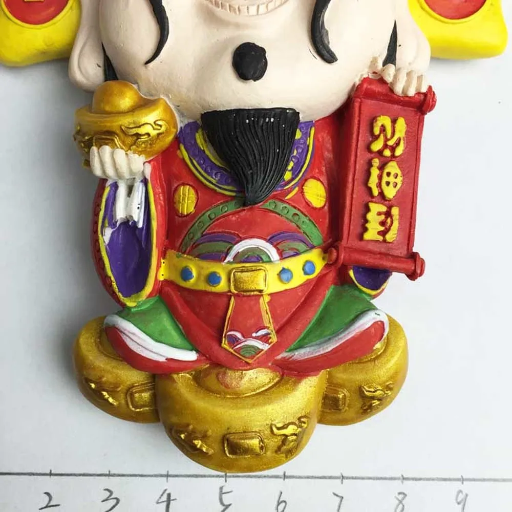 Китайские туристические сувениры магниты на холодильник 3D ручной работы из