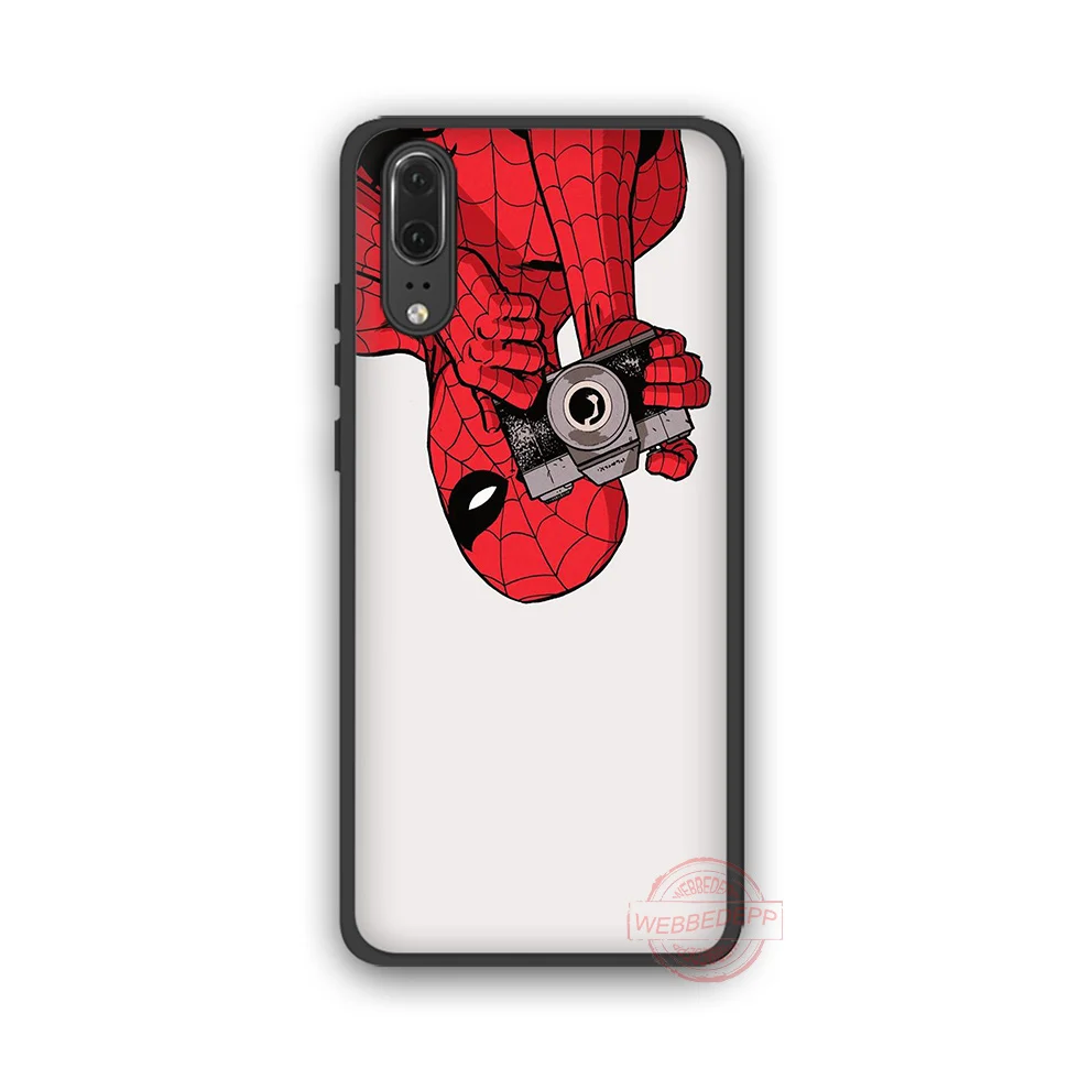 WEBBEDEPP чехол для телефона из ТПУ с человеком-пауком Huawei P10 P20 P30 Lite Pro Y6 Y7 prime 2018 Y9 2019 |