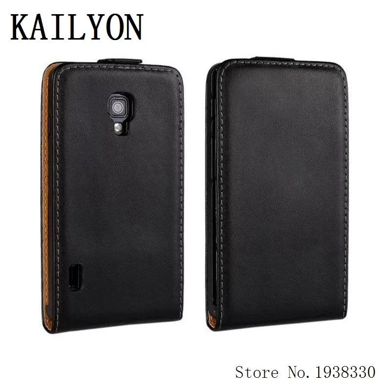 Чехол KAILYON для LG Optimus L7 II P710 P713 P715, роскошный флип-чехол из натуральной кожи для LG Optimus L7 II, чехол для телефона с одной картой