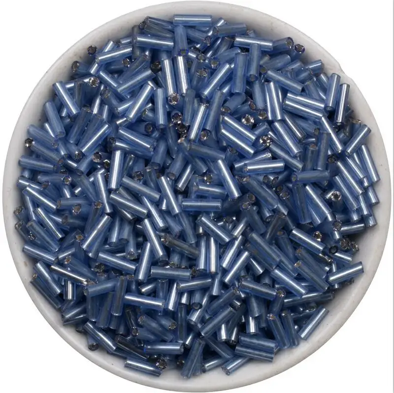 zhiguan05 2x6mm 6x2 мм 500 шт черные чешские стеклянные трубки стекляруса Бисер для браслета ожерелье DIY Изготовление ювелирных изделий - Цвет: zhiguan05 2x6mm