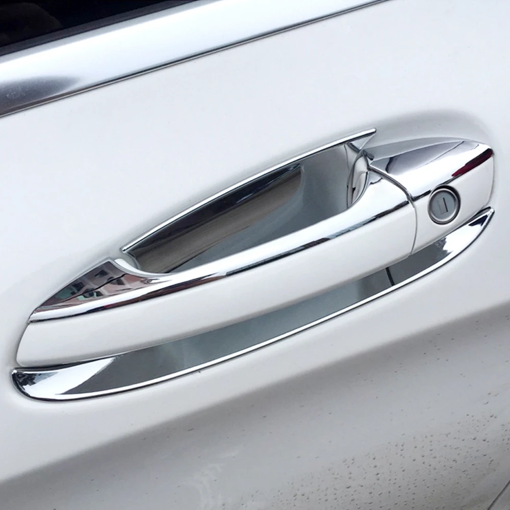 Накладки на ручки дверей из нержавеющей стали 8 штук для Benz B C E CLA GLC GLK ML Class E200 E250 W176 W246 W204 W212 W218 X204.