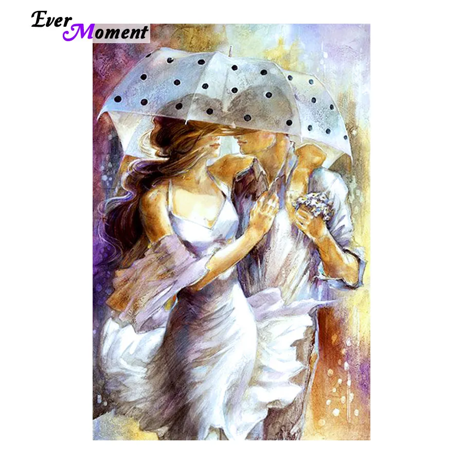 5D алмазная живопись рукоделие Алмазная вышивка шаблоны Стразы пара под дождем DIY