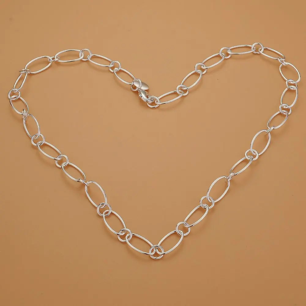 Женское Ожерелье серебряного цвета с подвеской в стиле ретро