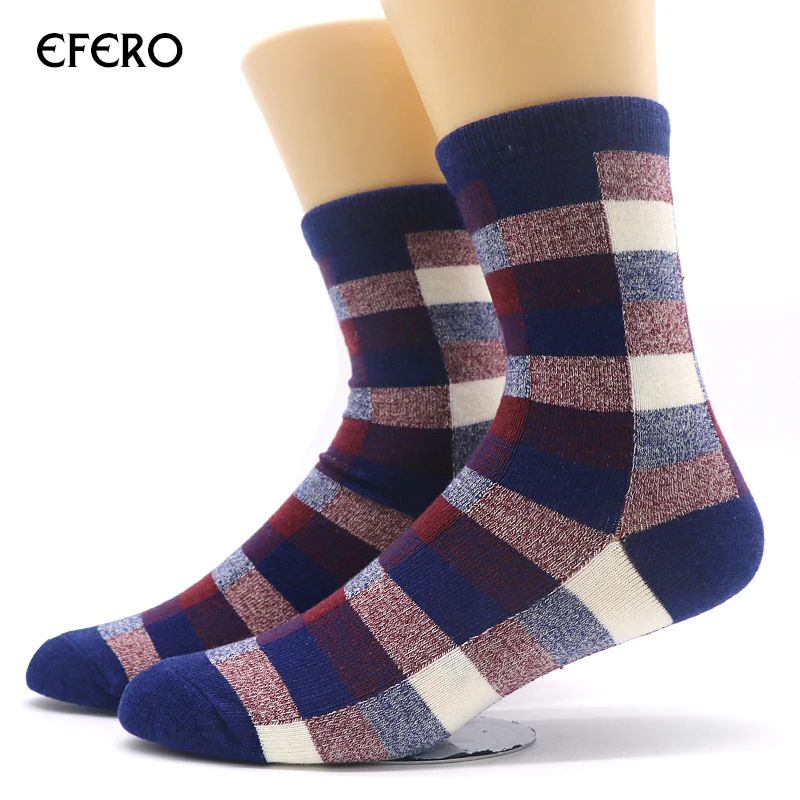 Носки efero мужские хлопковые креативные модные короткие в деловом стиле с