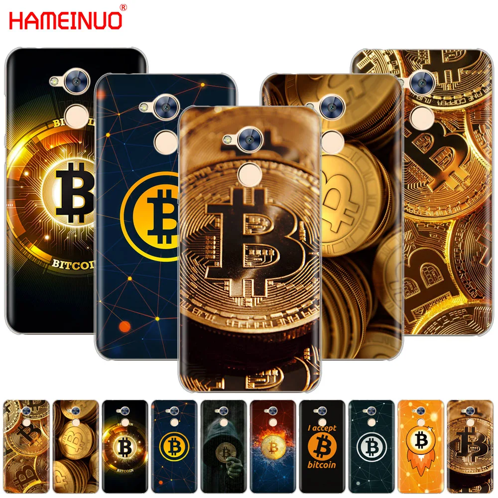 HAMEINUO Биткоин монеты Забавный чехол для телефона Huawei Honor 10 V10 4A 5A 6A 7A 6C 6X 7X 8 9 LITE