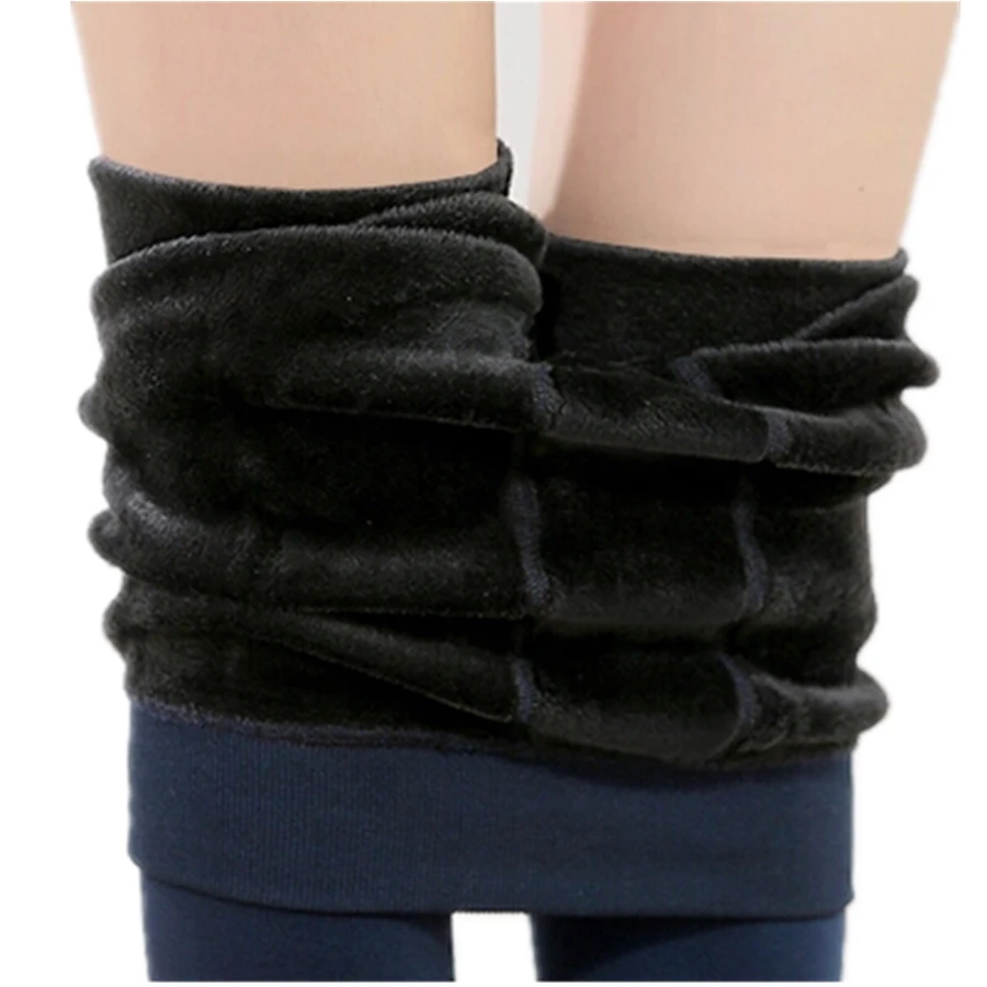 Бесплатная доставка 2017 повседневные кашемировые леггинсы зимние высокие