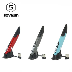 Мини Беспроводная оптическая Ручка мышь 2,4G 1600 DPI 4 кнопки карандаш USB эргономичные мыши для компьютера ноутбука настольного компьютера