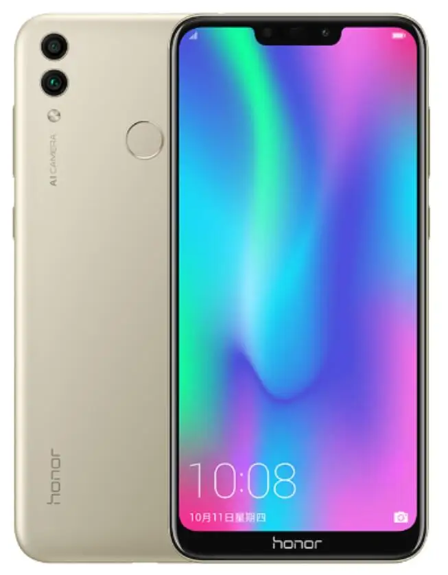 Honor 8C с глобальной прошивкой 4 Гб ОЗУ 64 ПЗУ 6 26 дюйма 4000 мАч Восьмиядерный процессор