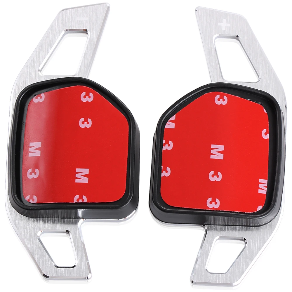 Автомобильное рулевое колесо DSG Paddle Extension Shifters Shift наклейка украшение для Audi A3 S3 A4