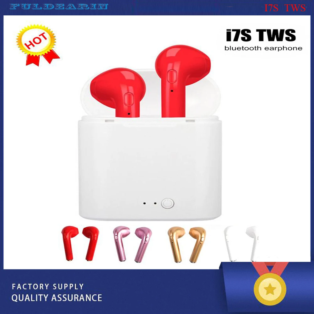 New 2019 I7S Bluetooth Earphone TWS Mini Double In-Ear Wireless Earpiece Sport Earphones Headsets Earbuds For Iphone 8/X xiaomi |