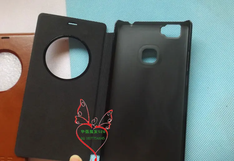 Elephone M3 чехол 100% Оригинальный флип кожаный с переключателем Холла защитный для