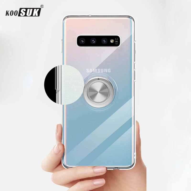 Роскошный прозрачный мягкий силиконовый чехол для Samsung Galaxy S10 Plus защитный S10e