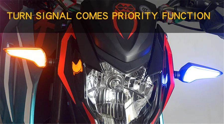 

Daytime Light Turning Signals Waterproof 1 Pair Led Motorcycle Modified Bright