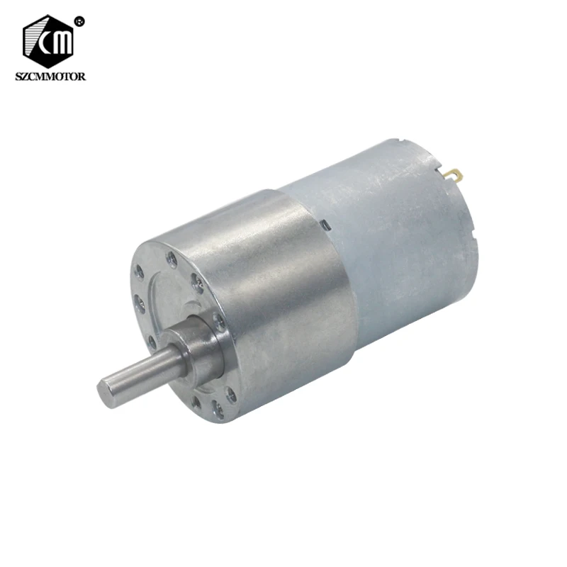 DC мотор 12V 24V редуктор с редуктором и D образным валом: 12 мм JGB37 3530 мотором|Двигатель