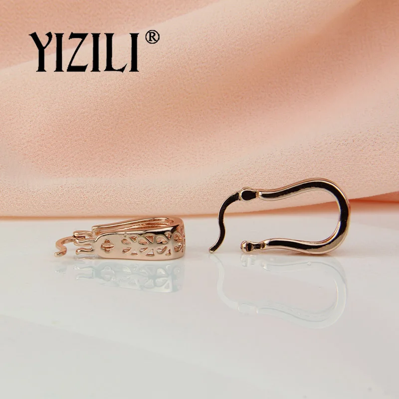 Роскошные модные висячие серьги YIZILI из натурального циркона свадебные ювелирные
