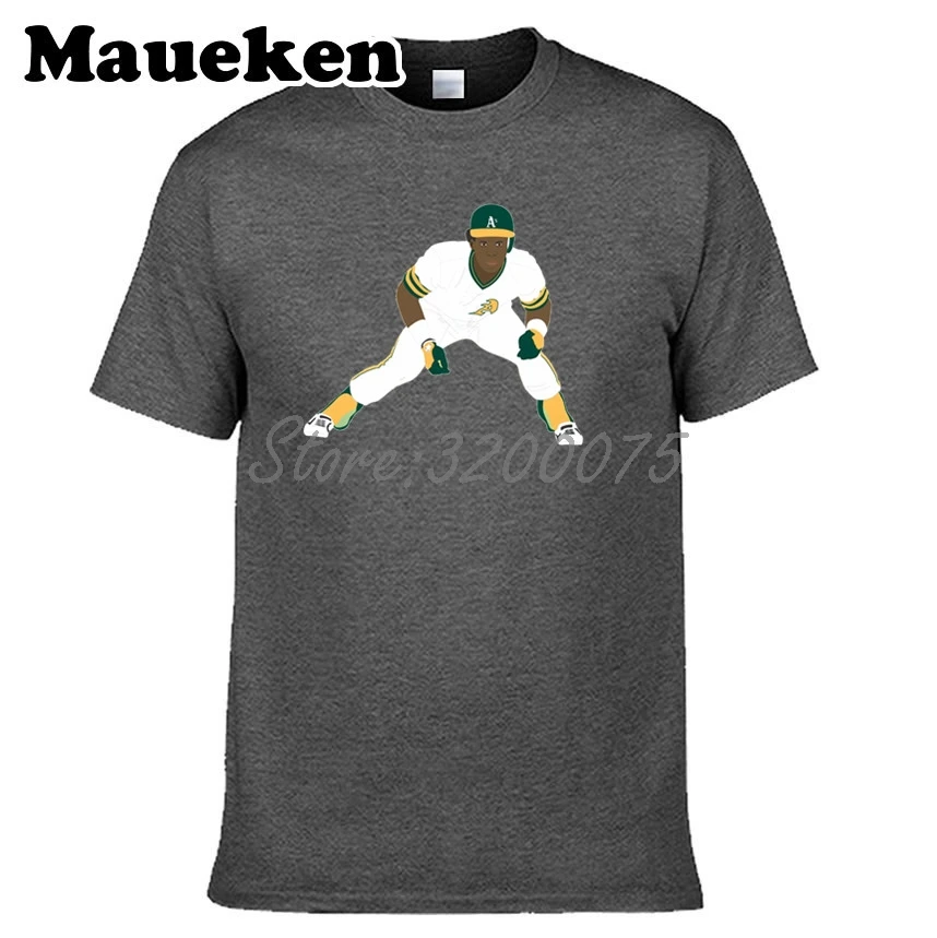 Мужская футболка Oakland 35 Rickey Henderson одежда для любителей легкой атлетики подарок с