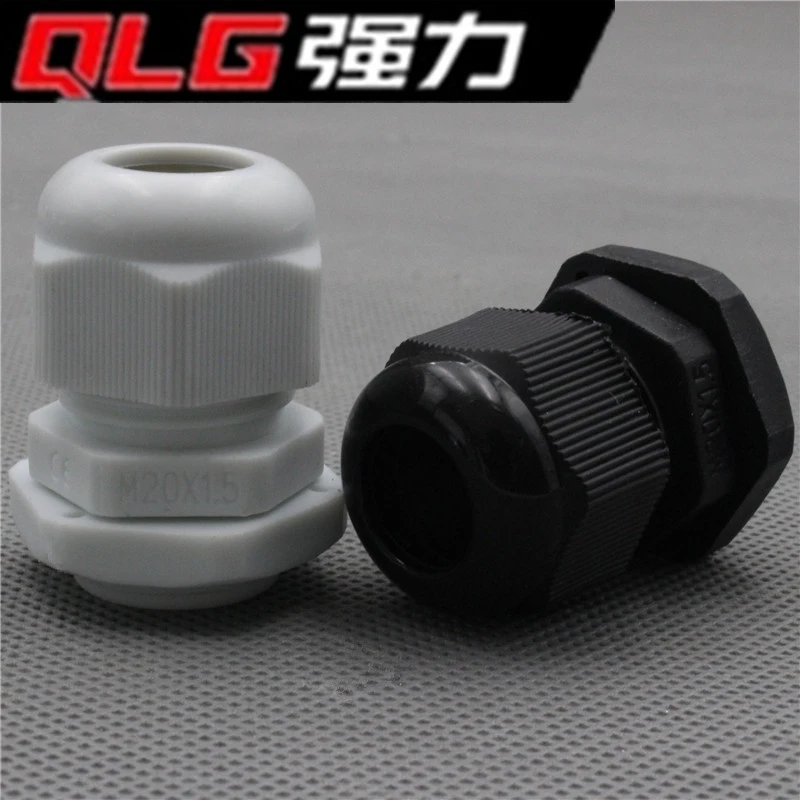 1 шт. водонепроницаемый нейлоновый Пластиковый Кабельный соединитель M20 * 5 для