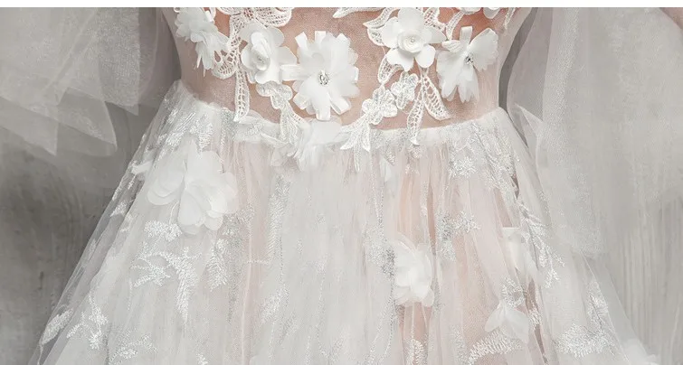 

Sexy Women Mesh Lace Summer Beads Dress 2019 V-neck Puff Sleeve Perspective Floral Luxury Party Cocktail Club Dresses vestidos