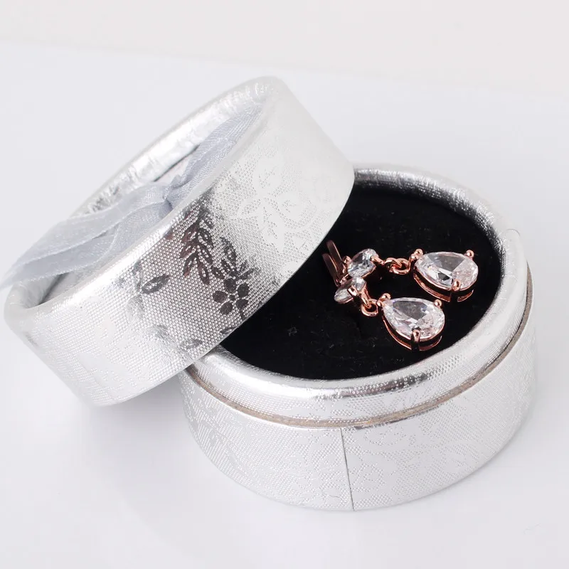 Женские ослепляющие серьги MOLIAM капельки с белым кристаллом циркония MLE139|dangle drop