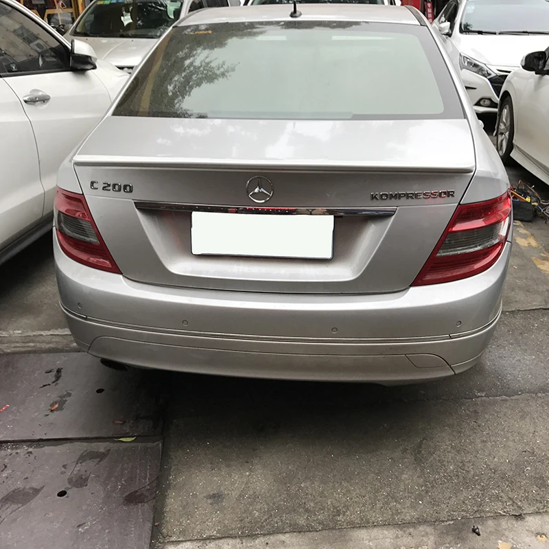 Спойлер из АБС пластика для Mercedes Benz W204 C200 C230 C260 c180l заднее крыло автомобиля