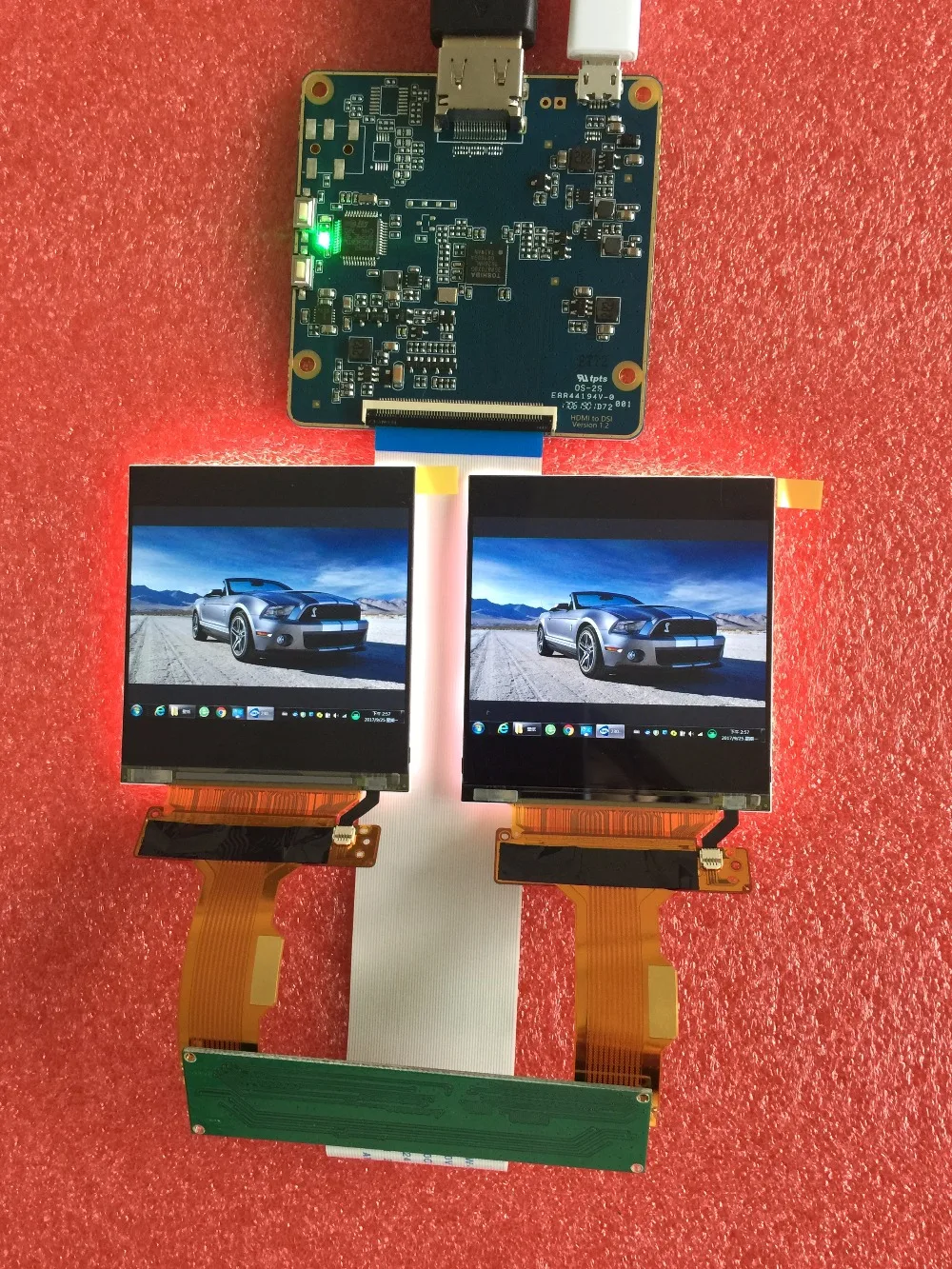 LS029B3SX02 HDMI к MIPI плата 2K lcd 2,9 дюймов 1440*1440 дисплей 2K LCM экран для VR AR гарнитура применение
