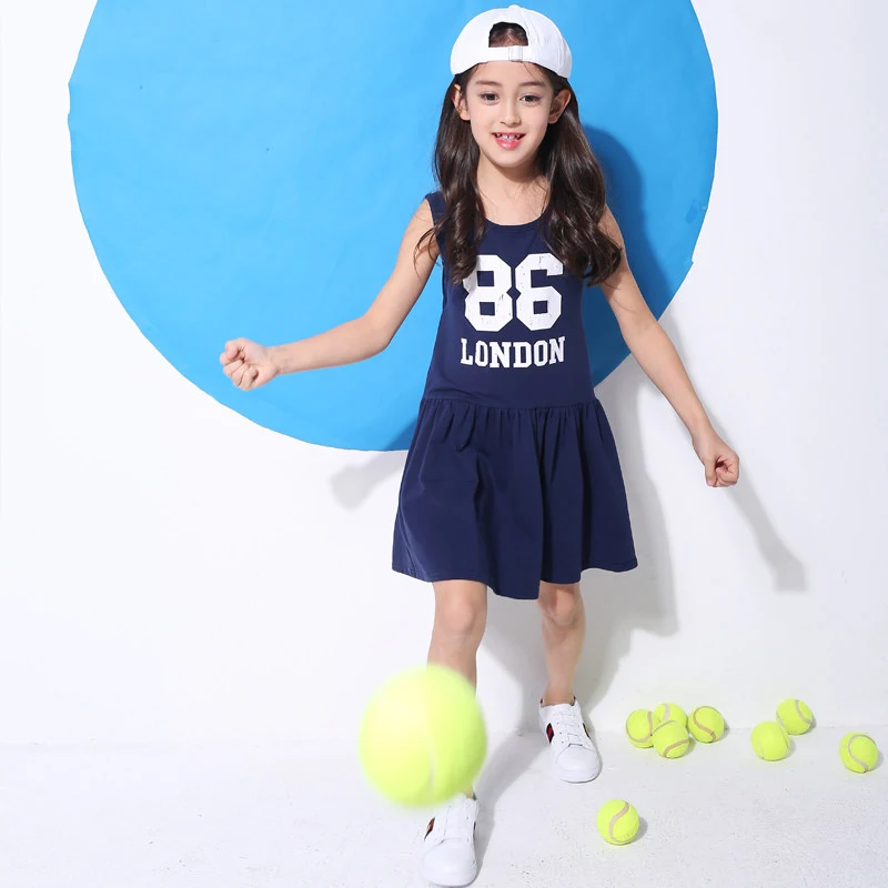 2018 Active Sport Dress for Teen Girls Baseball Basketball Dresses Frock Design Kids Age 5 6 7 8 9 10 11 12 13 14 Years Old | Детская