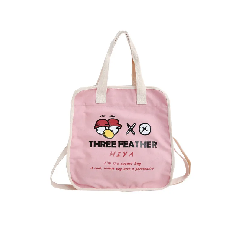 Холст сумка эко Ежедневно Применение складная сумочка Студент Большой Ёмкость с