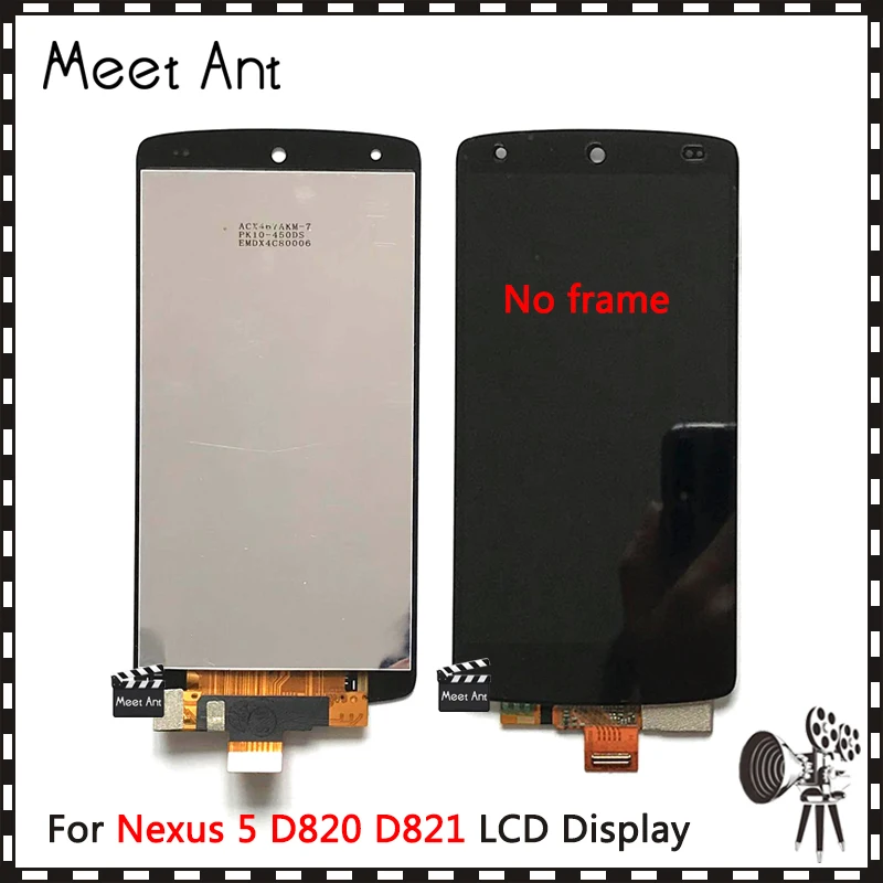10 шт./лот высокое качество 4 95 ''для LG Google Nexus 5 D820 D821 ЖК дисплей с сенсорным