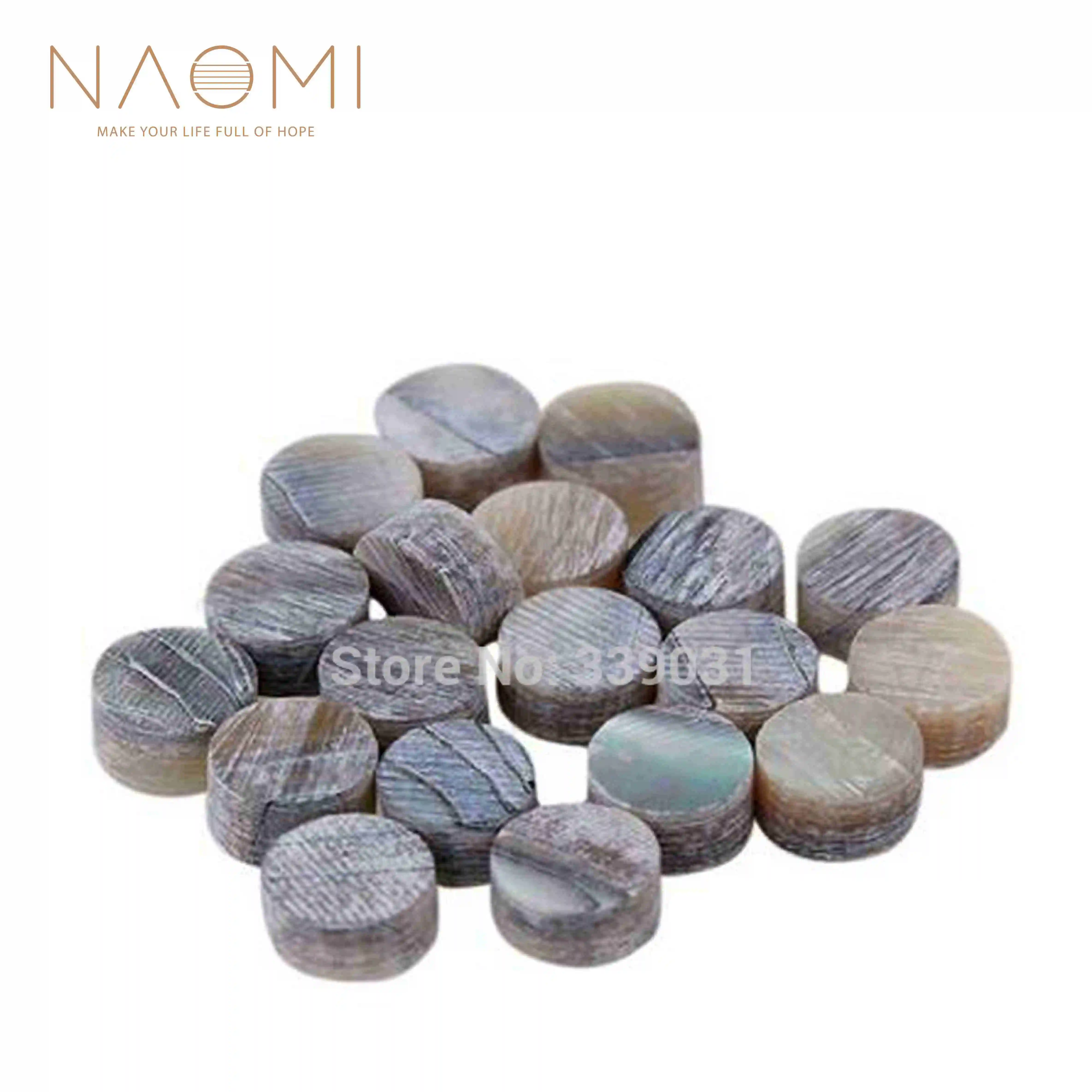 NAOMI Guitar Dots 20 шт. зеленый Абалон инкрустация Гитара Точки инкрустация гриф боковые точки проект 2 мм-12 мм аксессуары для гитары
