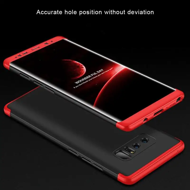 Hard PC 3 in1 Two-color Simple ultra-thin Shockproof Mobile Phone Protection Case for Samsung Galaxy note 8 |