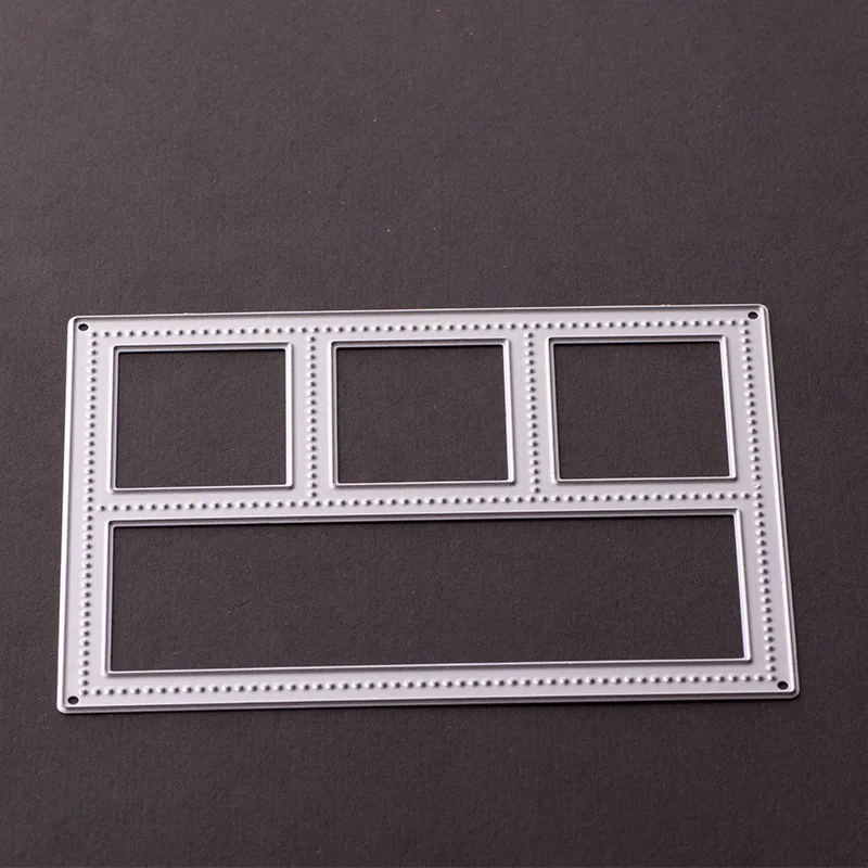 Прямоугольная квадратная рамка металлические трафареты для резки DIY скрапбуки