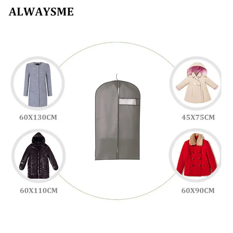 Чехол для хранения ALWAYSME с окном защитный чехол домашнего дорожная сумка одежды